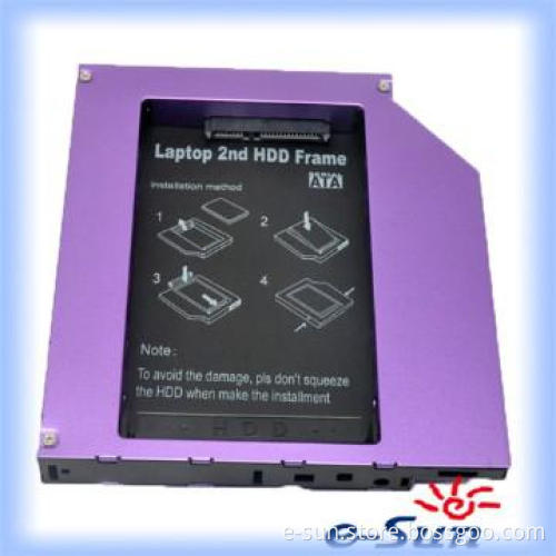 Colorful 12.7mm Universal 2nd HDD Caddy/enclosure,IDE(ODD)-SATA(HDD)